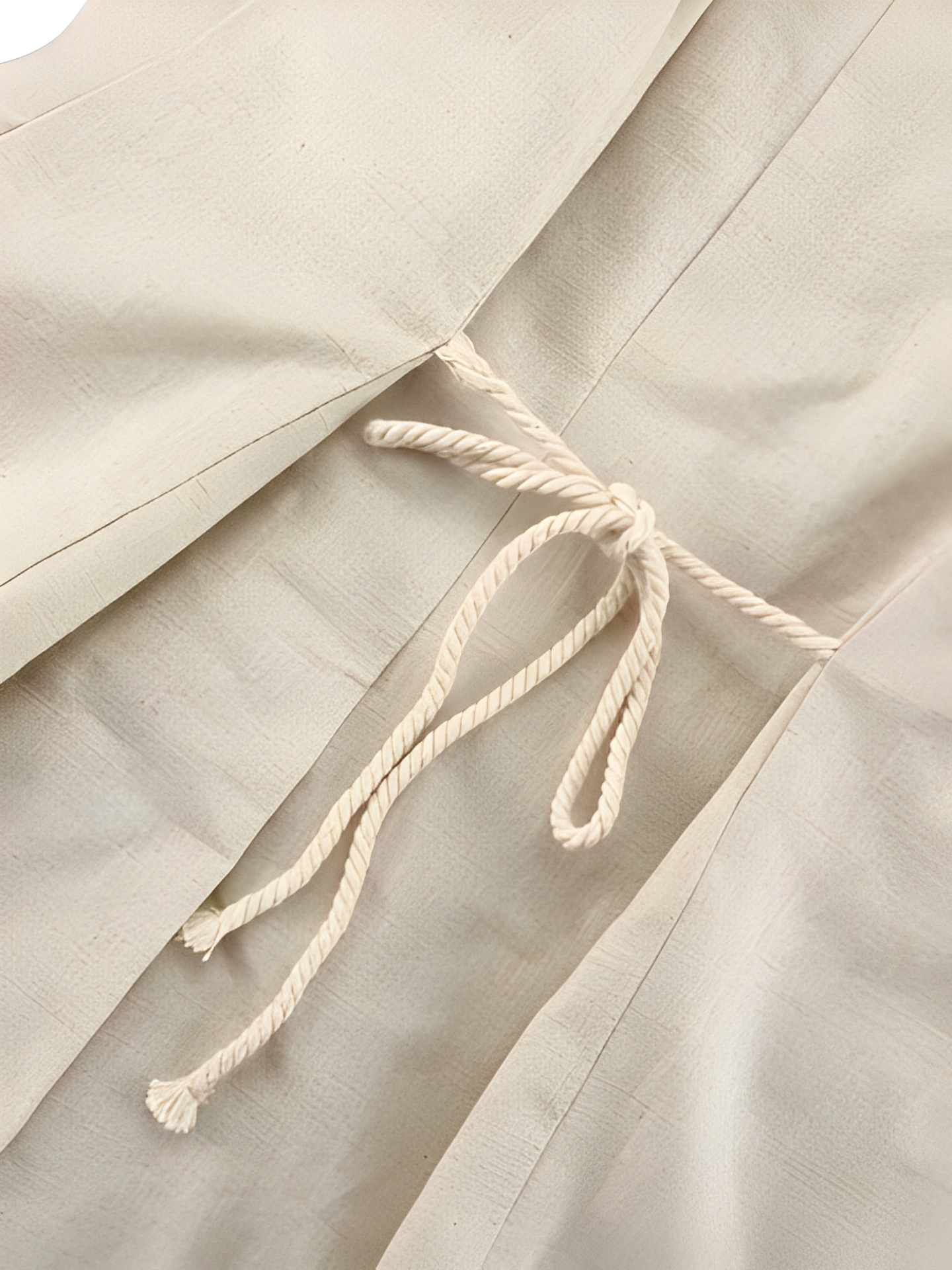 Conjunto de Linho Colete com Amarração e Bermuda Cós Elástico - Eleanor