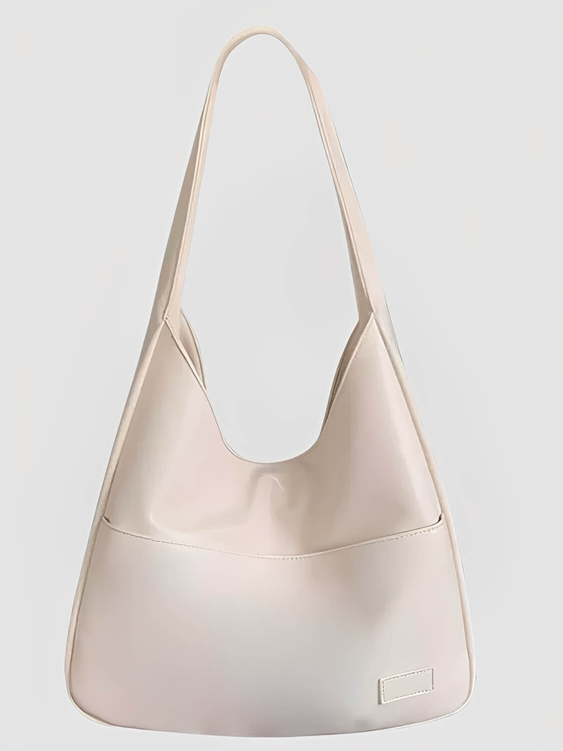 Bolsa de Ombro Vintage em Couro PU com Design Triangular Alongado - Edwina