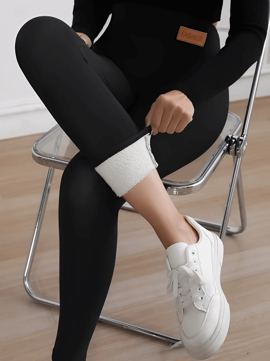 Calça Legging Térmica Efeito Levanta Bumbum com Forro Peluciado – Mayana