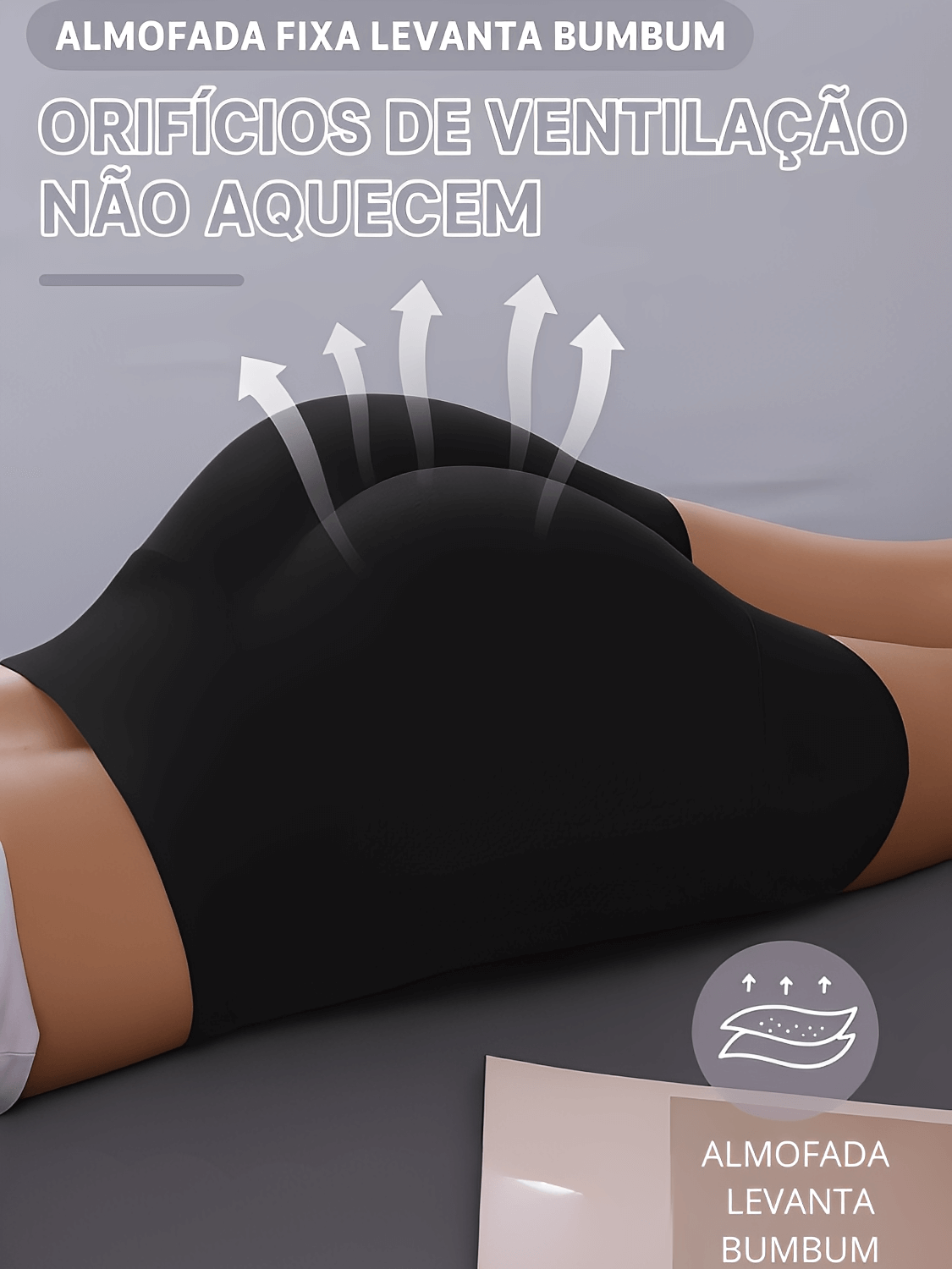 Short Modelador com Enchimento Fixo Efeito Levanta Bumbum – Tailine