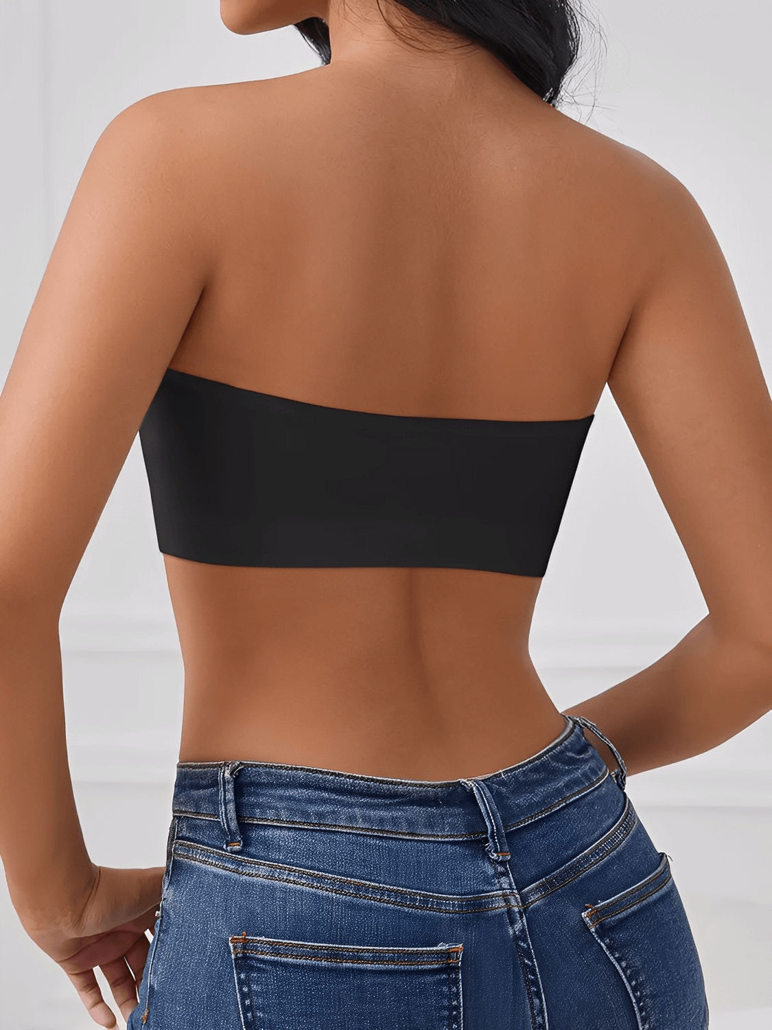 Sutiã Feminino Tomara Que Caia Sem Costura com Fecho Frontal e Sem Bojo – Marion