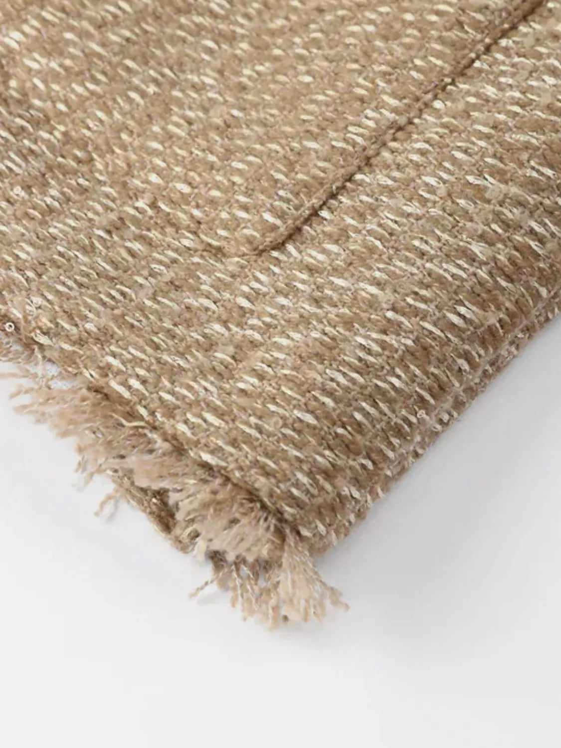 Jaqueta Feminina Tweed Texturizada com Botões e Bolsos - Giorgia