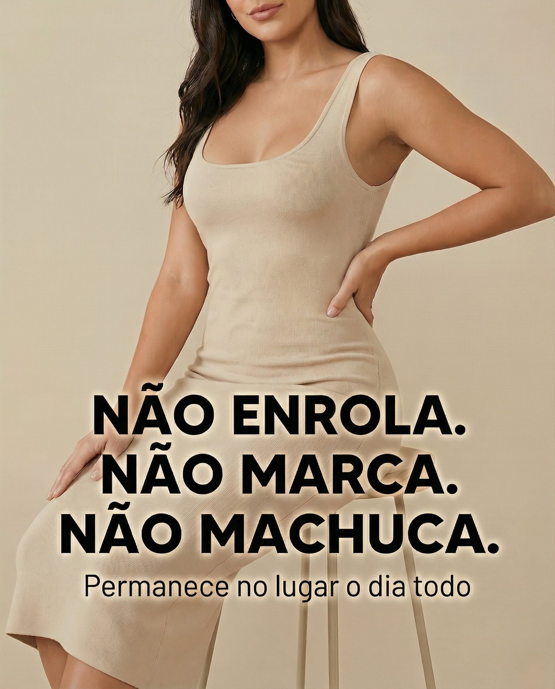 Body Modelador Feminino Levanta Bumbum de Alta Compressão – Madalena