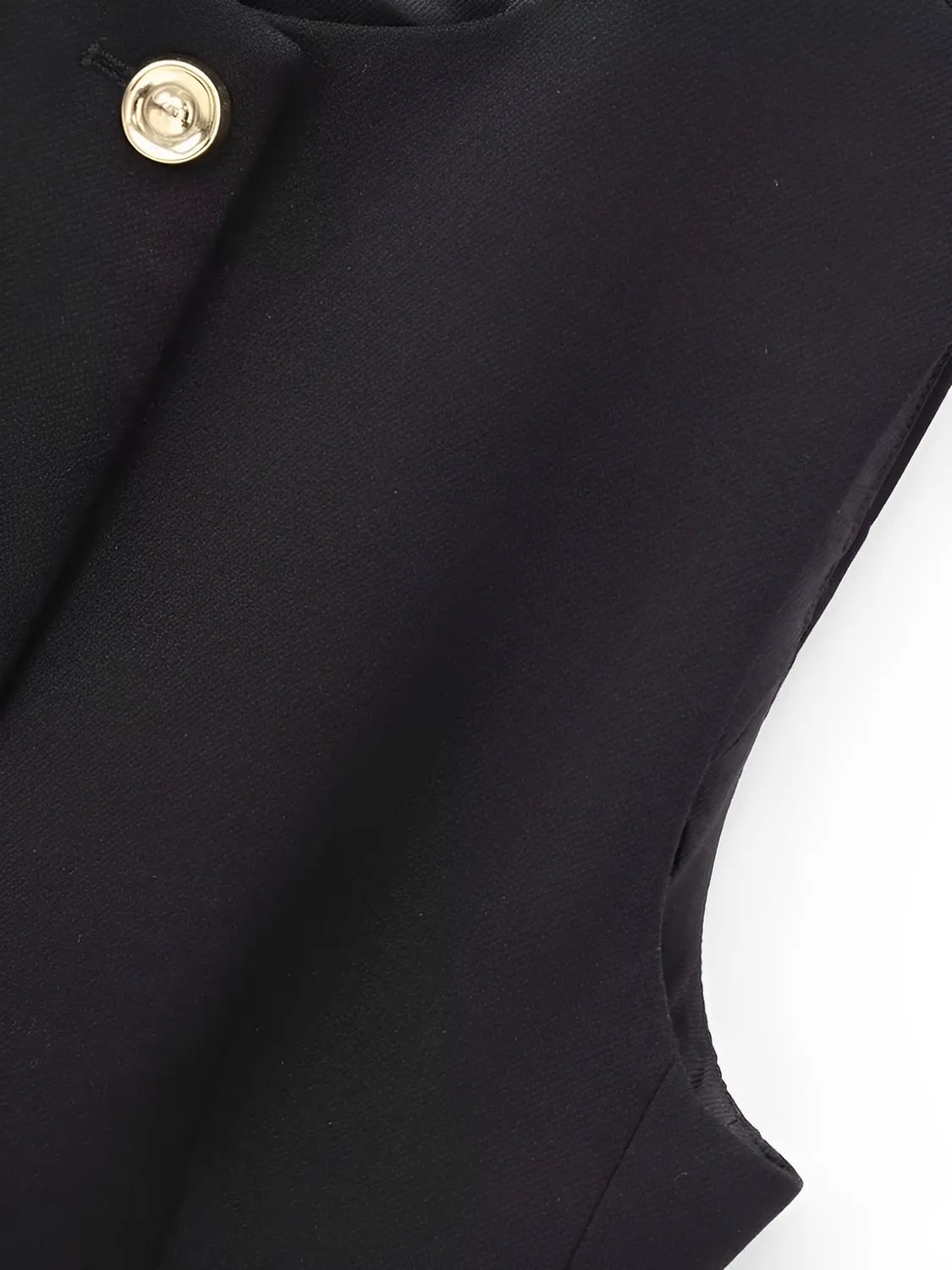 Blusa Feminina Regata Peplum com Botões e Cinto Ajustável - Cora