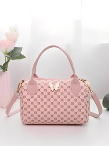 Bolsa Tiracolo em Couro PU Estampada com Alça Ajustável - Brunelli