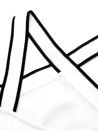 Blusa Feminina Tricô com Detalhe Transpassado Frontal - Virginia