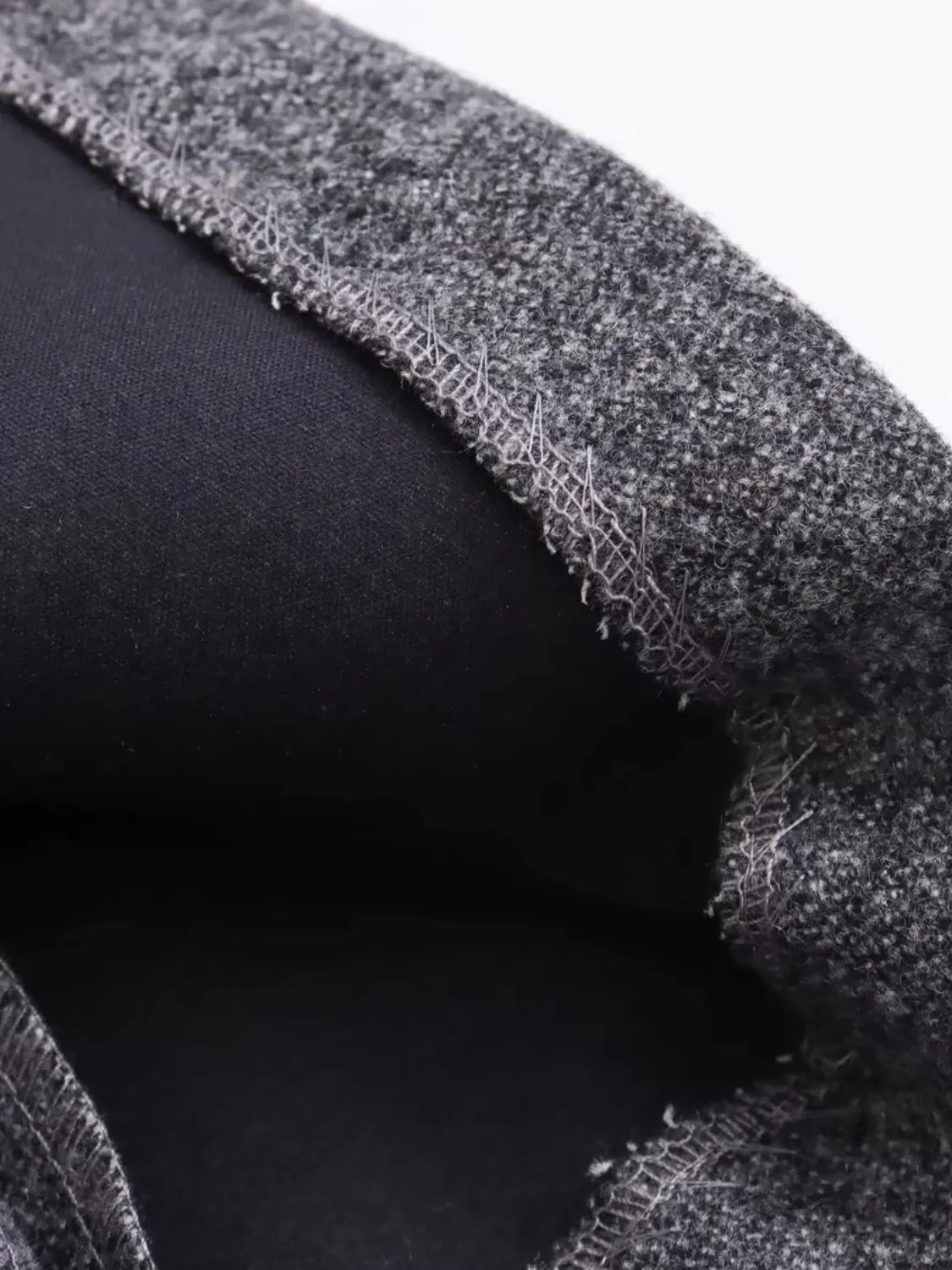 Conjunto de Blazer com Colarinho e Saia Midi em Lã Batida - Anastacia