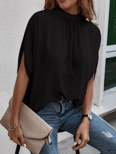 Blusa com Mangas Mocergo Vazadas e Gola Laço Amarração na Nuca - Catherine [FRETE FULL]