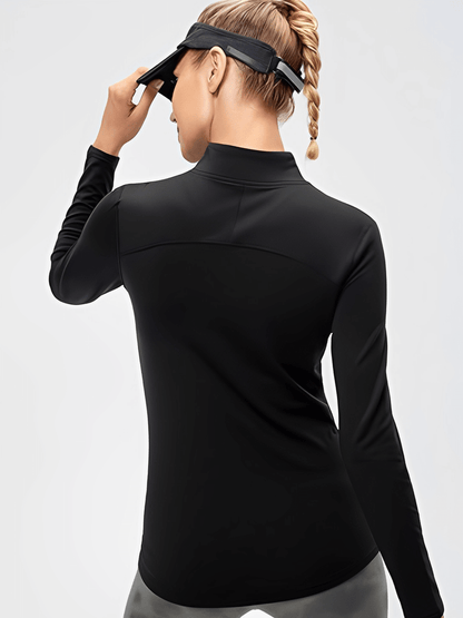 Conjunto Térmico com Blusa Manga Longa de Zíper e Legging Funcional com Bolso - Inara