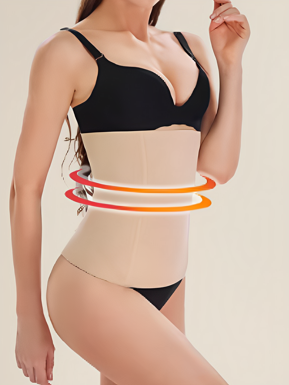 Cinta Modeladora Feminina de Alta Compressão Sem Costura – Raica