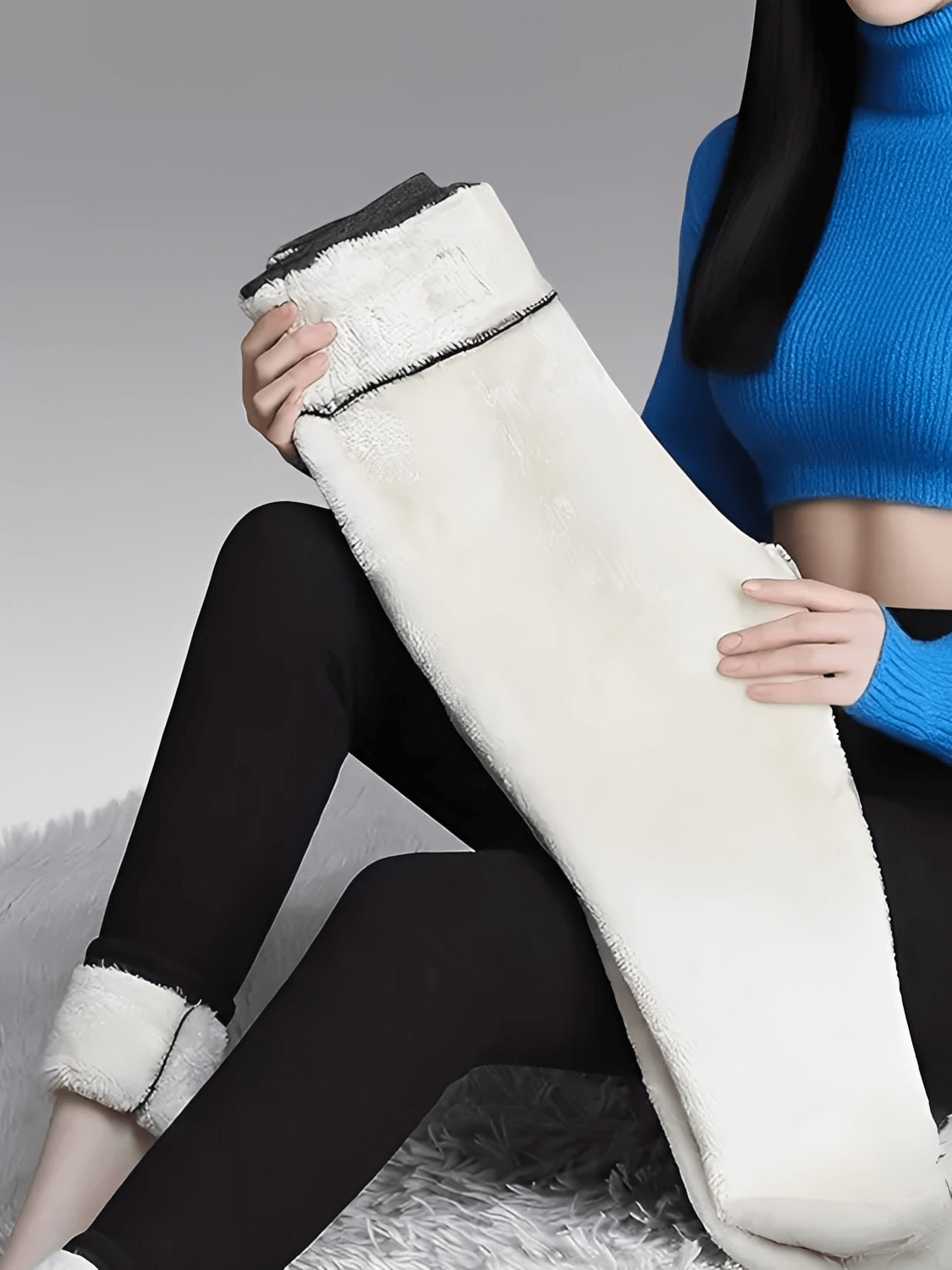 Calça Feminina Legging Térmica com Forro Peluciado e Efeito Levanta Bumbum – Mayana