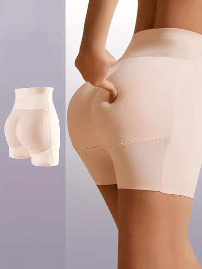 Short Feminino Modelador Cintura Alta Sem Costura com Enchimento Fixo  Efeito Levanta Bumbum  – Tailine