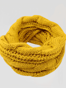 Cachecol Feminino Circular Infinito em Tricô - Giovana
