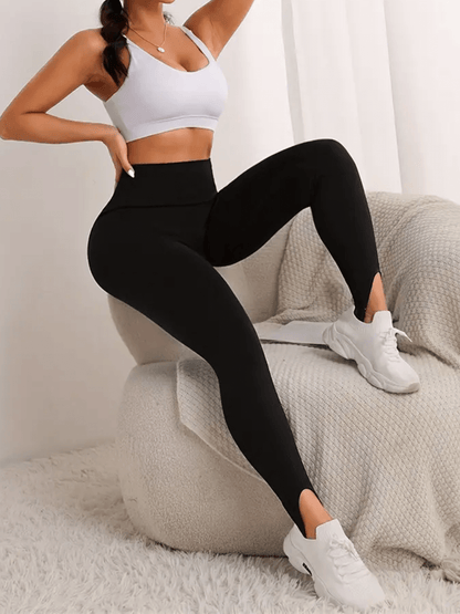 Calça Feminina Legging com Cintura Alta Modeladora e Pezinho – Monise