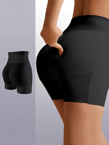 Short Feminino Modelador Cintura Alta Sem Costura com Enchimento Fixo  Efeito Levanta Bumbum  – Tailine