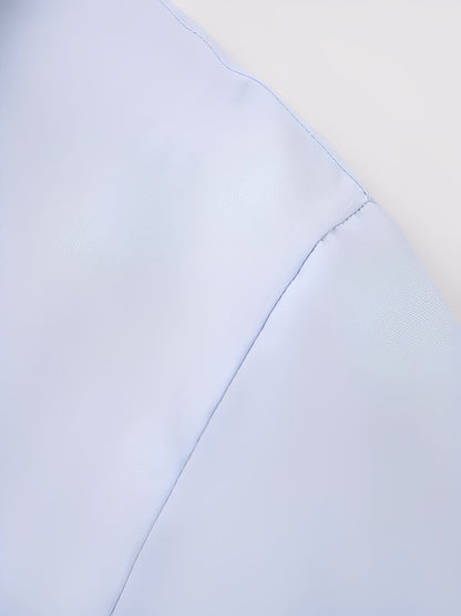 Camisa Feminina Oversized Tradicional com Colarinho Virado e Fechamento em Botões – Lane