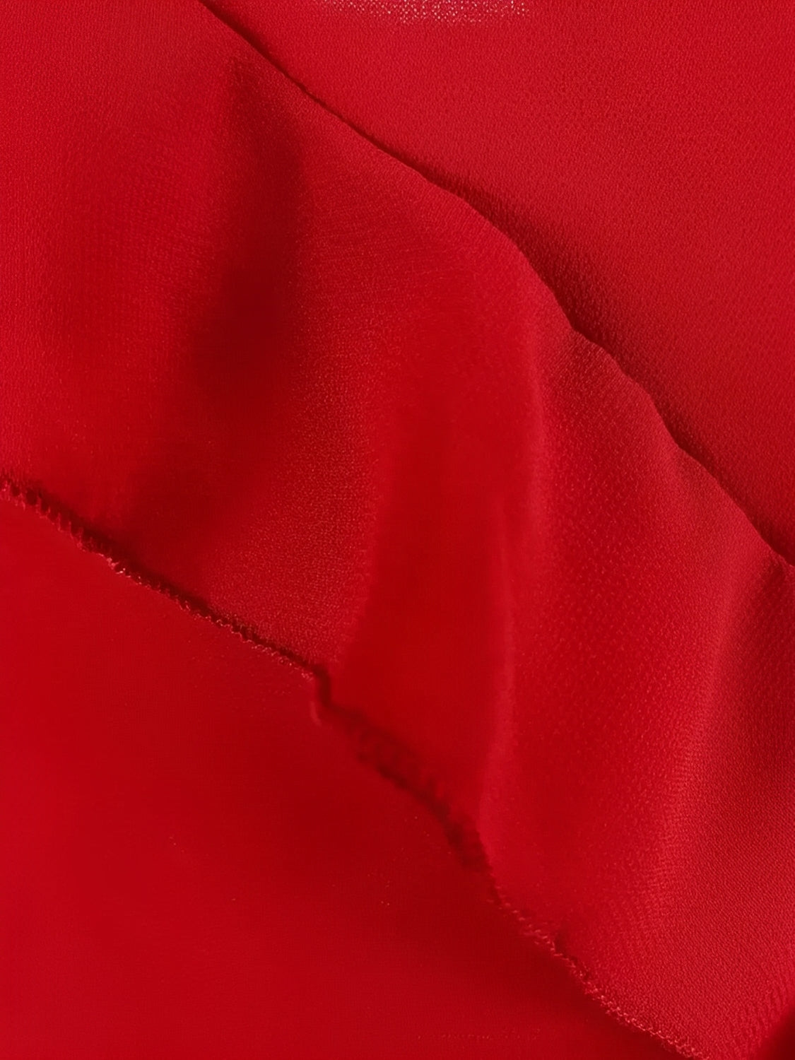 Vestido Feminino Longo de Festa em Chiffon com Babados Alças Finas e Costas Decotadas - Cassandra