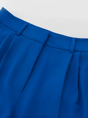 Calça Feminina Wide Leg em Alfaiataria com Cintura Alta e Bolsos – Madison