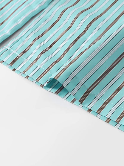 Conjunto Feminino em Tecido Leve com Blusa de Fechamento Frontal e Calça Ajustável - Stephanie [FRETE FULL]