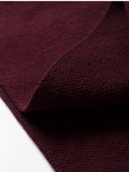 Casaco Feminino Estilo Capa Assimétrico Estruturado com Gola Alta e Modelagem Poncho - Lenir