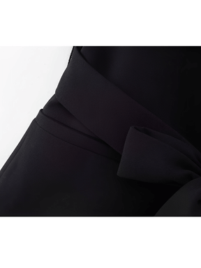 Conjunto em Alfaiataria com Colete Faixa e Calça Reta de Cós Alto - Sabine