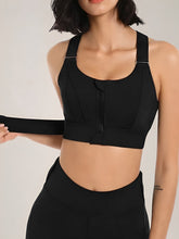 Sutiã Top Esportivo Anti-Impacto Alta Sustentação com Zíper Frontal – Carolina