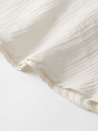 Conjunto Feminino Alfaiataria com Colete de Botões e Saia Longa em Camadas Plissada - Mirella
