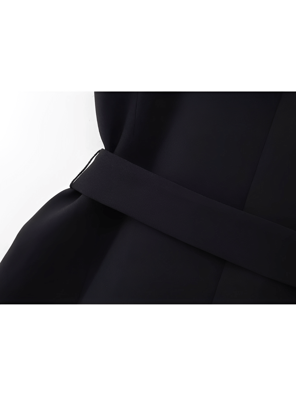 Conjunto Feminino em Alfaiataria com Colete Alongado e Acinturado por Faixa e Calça Reta de Cintura Alta - Sabine