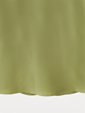 Vestido Longo Acetinado Halter com Capa Lateral e Costas Nuas - Serena