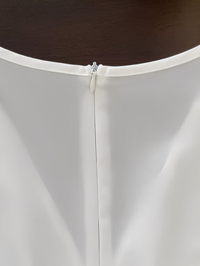 Vestido Longo Plissado Floral com Decote em V e Cinto-Faixa – Seraphina