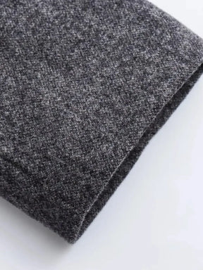 Conjunto de Blazer com Colarinho e Saia Midi em Lã Batida - Anastacia