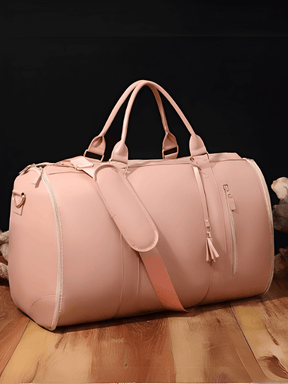 Bolsa Feminina de Viagem em Couro PU Dobrável Multifuncional – Angela