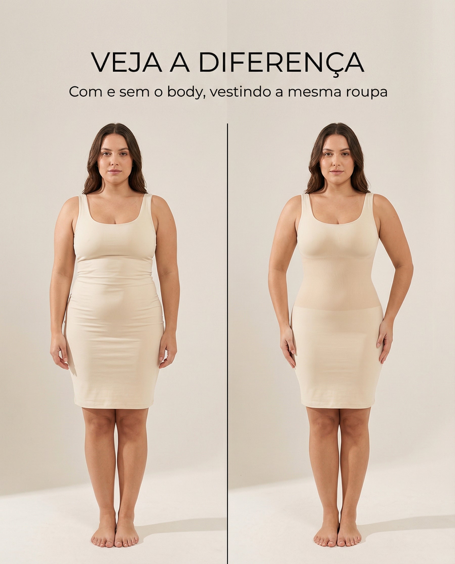 Body Modelador Feminino  Levanta Bumbum de Alta Compressão – Madalena